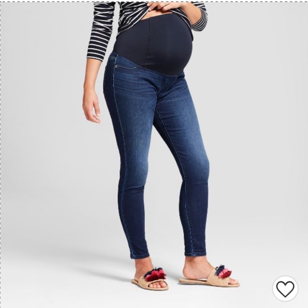 Over Belly Maternity Jeggings - Isabel Maternity